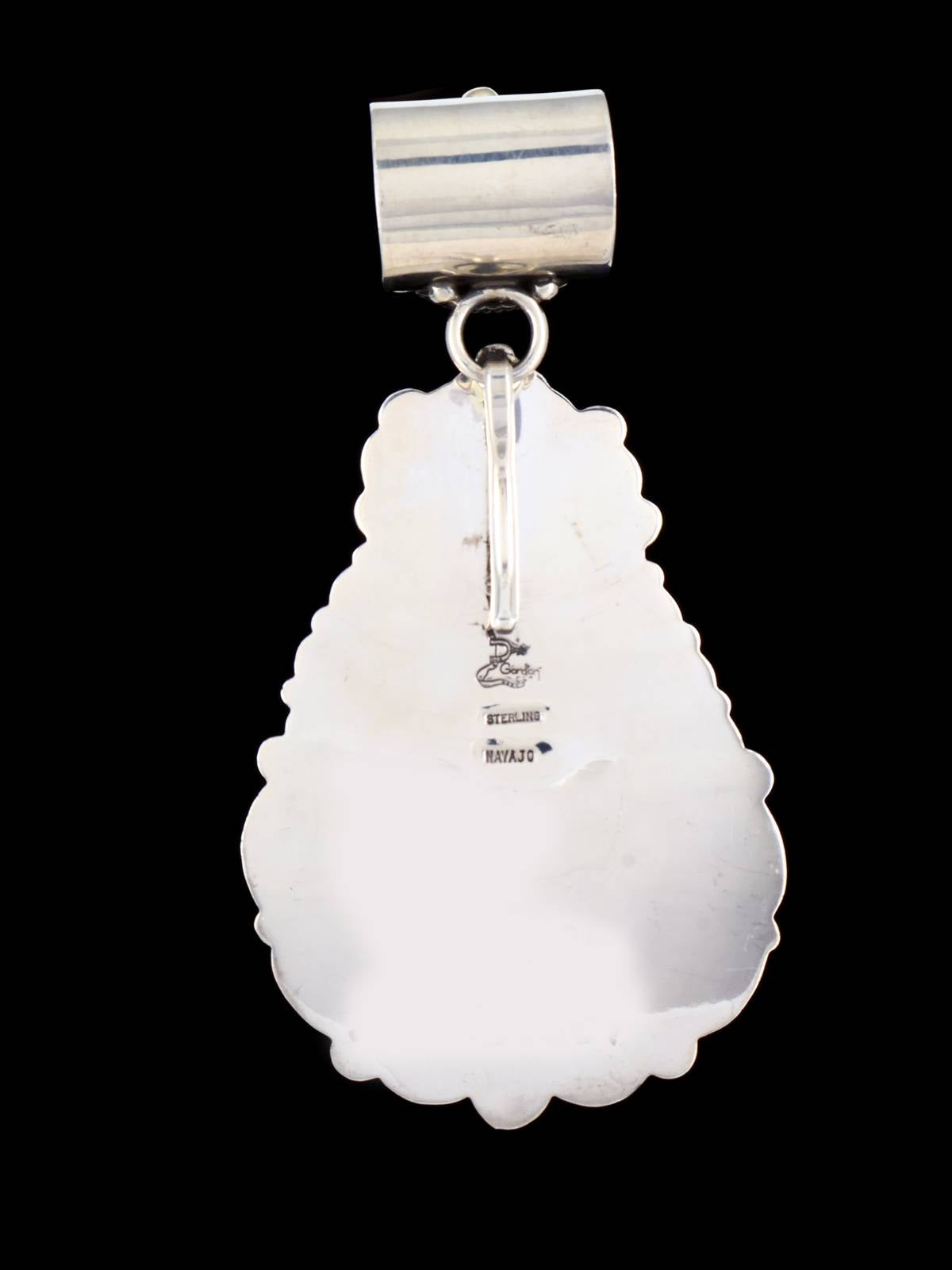 Bijoux amérindiens Pendentif turquoise Kingman naturel