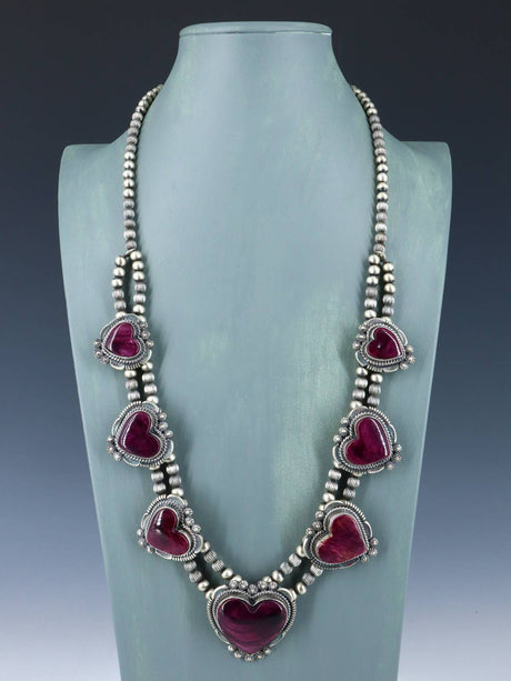 Juego de collar y aretes de color turquesa Kingman de joyería nativa americana