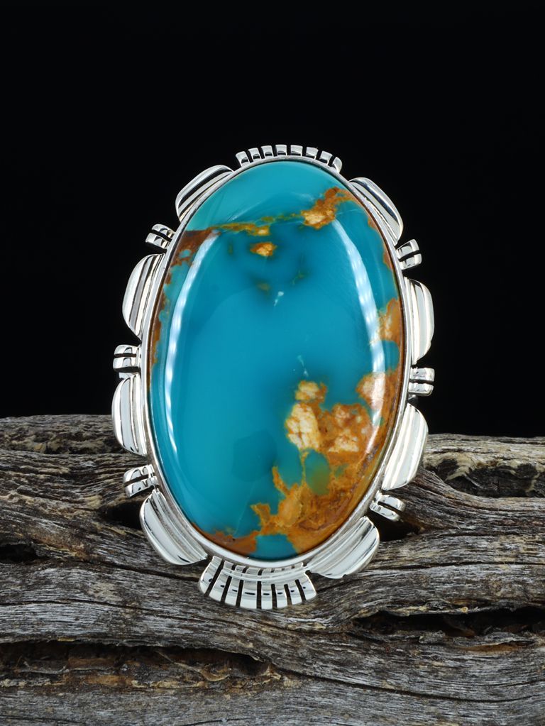 Royston Turquoise Ring, Size 8 1/2 - PuebloDirect.com