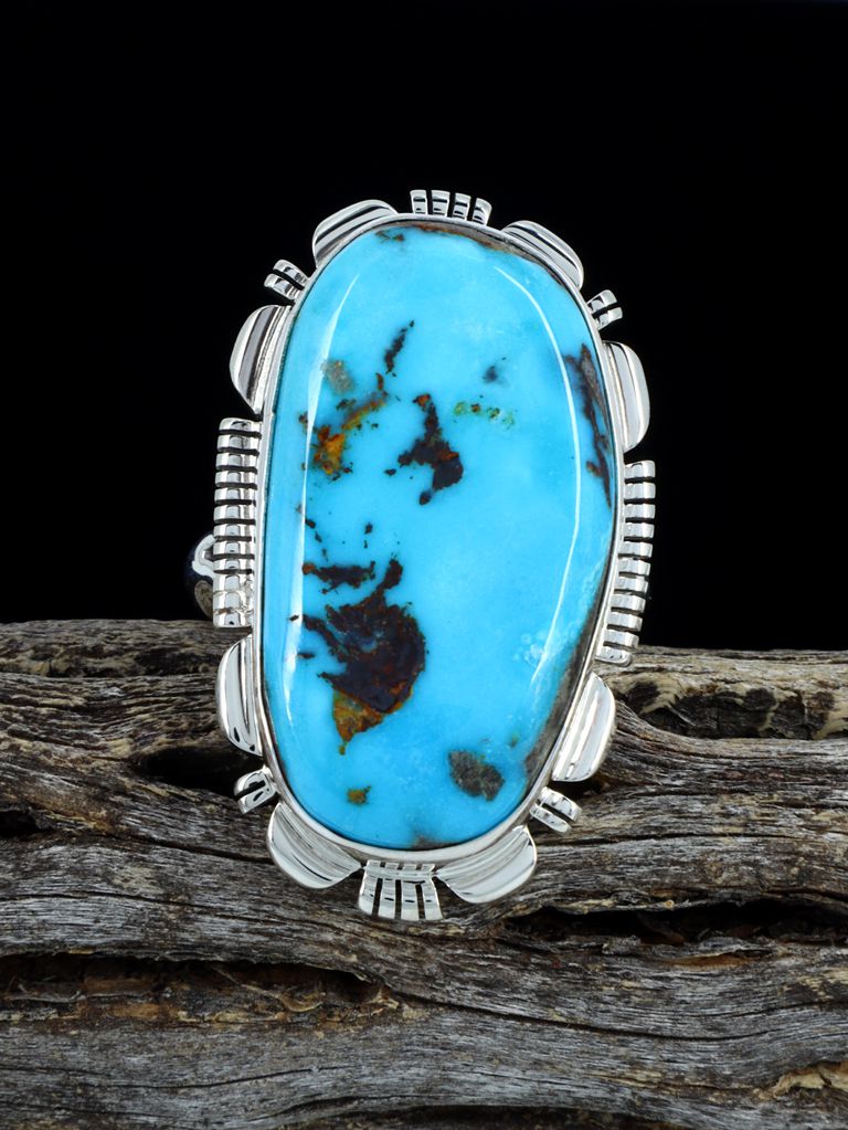 Royston Turquoise Ring, Size 9 1/2 - PuebloDirect.com