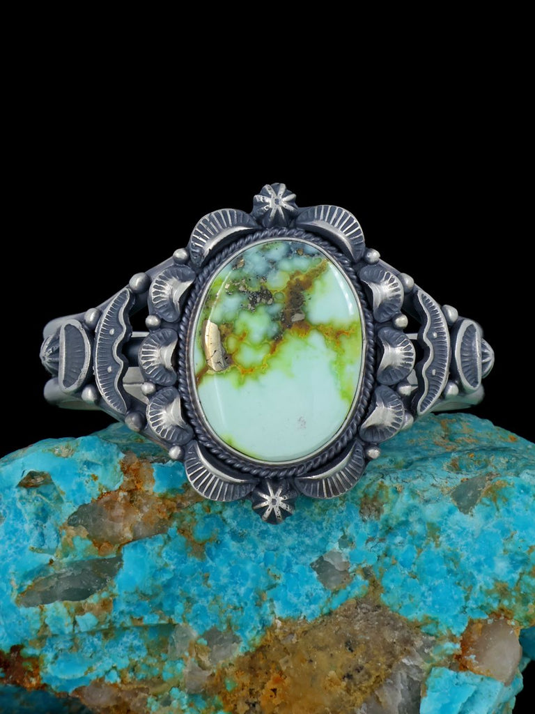 Native American Jewelry Palomino Variscite Bracelet - PuebloDirect.com