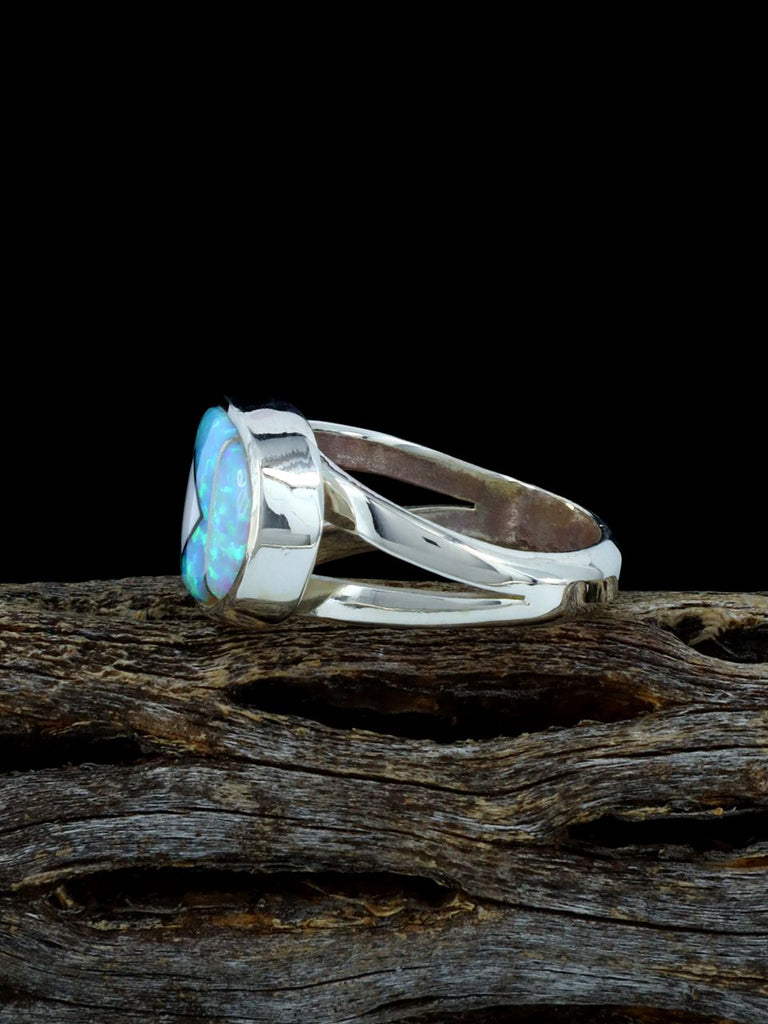 Opalite Inlay Ring Size 6 1/2 - PuebloDirect.com