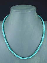 Collier de pépites turquoise à brin unique de bijoux amérindiens