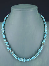 Native American Jewelry Single Strand Turquoise Necklace