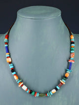 Native American Jewelry Multi Stone Necklace