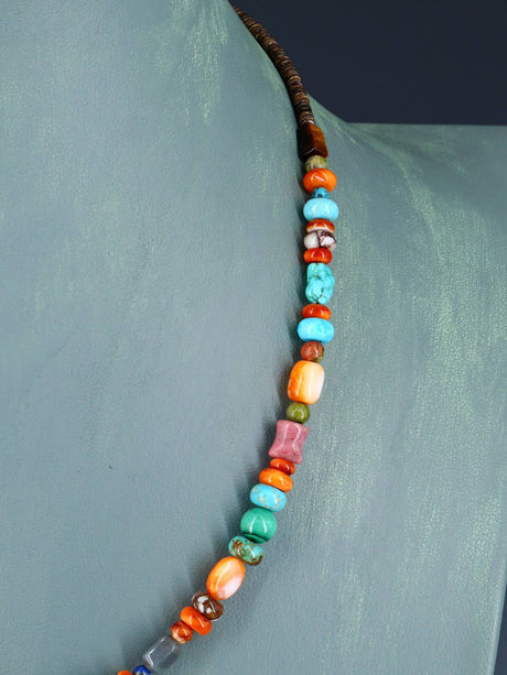 Collier multi-pierres de bijoux amérindiens