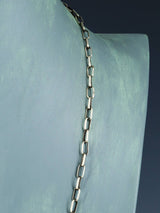 Navajo 24" Collier de chaîne à maillons en argent sterling fait à la main
