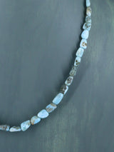 Navajo Single Strand Larimar Nugget Necklace