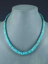 Native American Jewelry Single Strand Turquoise Necklace