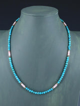 Joyería nativa americana Collar de ónix negro y turquesa