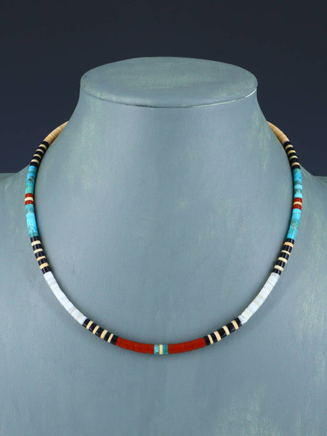 Santo Domingo Single Strand Multistone Necklace - PuebloDirect.com