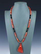 Native American Jewelry Spiny Oyster Shell Necklace - PuebloDirect.com