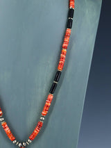 Native American Jewelry Spiny Oyster Shell Necklace - PuebloDirect.com
