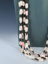 Native American Santo Domingo Shell Four Strand Necklace - PuebloDirect.com
