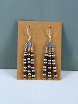 Navajo Purple Spiny Oyster Three Strand Beaded Necklace Set - PuebloDirect.com
