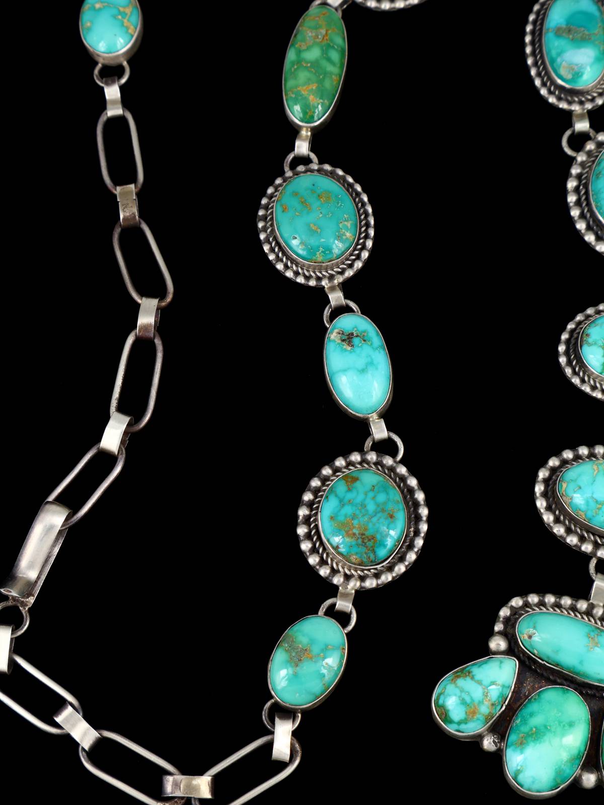 Native American Emerald Valley Turquoise Lariat Y Necklace - PuebloDirect.com