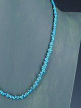 Navajo 20" Single Strand Sleeping Beauty Turquoise Necklace - PuebloDirect.com
