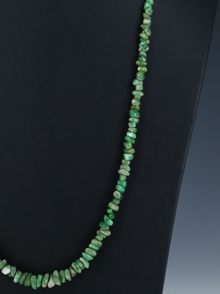 Native American Jewelry Single Strand Lucin Variscite Necklace - PuebloDirect.com