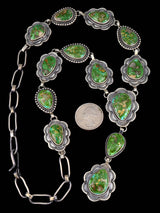 Native American Sonoran Gold Turquoise Lariat Y Necklace - PuebloDirect.com