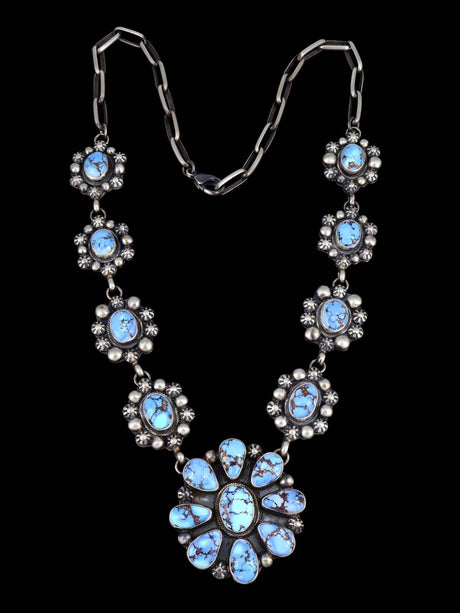 Native American Jewelry Golden Hill Turquoise Necklace - PuebloDirect.com