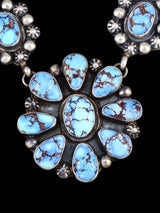 Native American Jewelry Golden Hill Turquoise Necklace - PuebloDirect.com