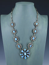 Native American Jewelry Golden Hill Turquoise Necklace - PuebloDirect.com