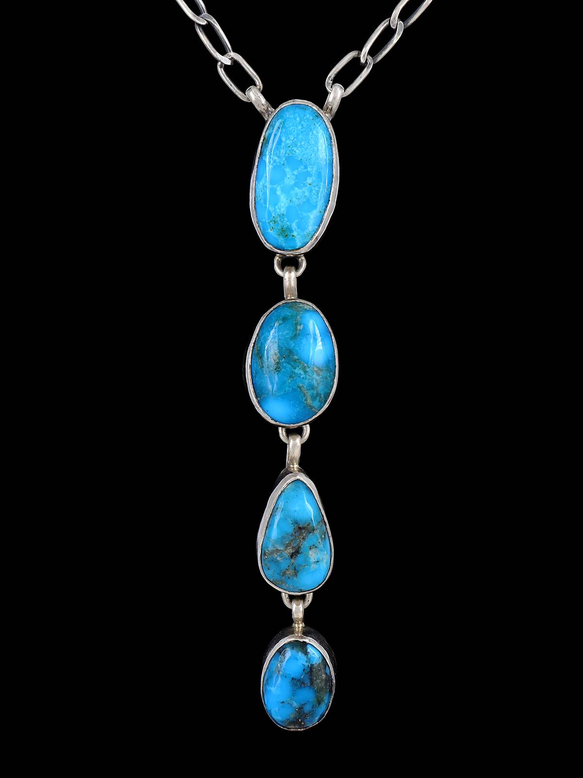 Native American Jewelry Turquoise Navajo Necklace - PuebloDirect.com