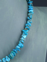 Native American Jewelry Single Strand Turquoise Nugget Necklace
