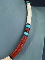 Native American Shell Heishi Single Strand Necklace