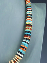 Native American Pipestone Turquoise and Shell Necklace