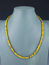 Santo Domingo Jewelry Single Strand Bumblebee Jasper Necklace