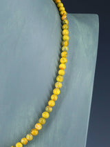 Bijoux amérindiens Collier simple brin d’huître épineuse et turquoise
