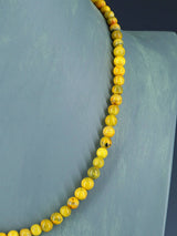 Bijoux amérindiens Collier simple brin d’huître épineuse et turquoise