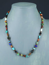 Native American Multistone Single Strand Necklace