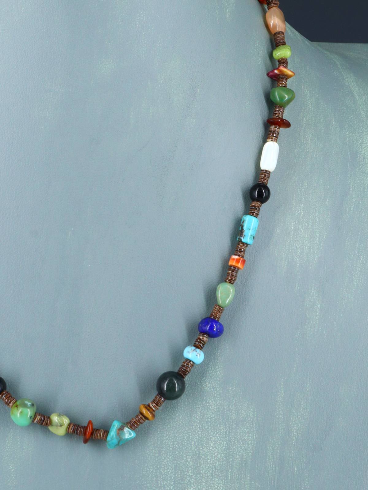 Native American Multistone Single Strand Necklace