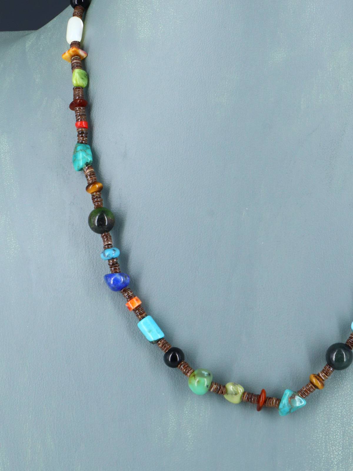Native American Multistone Single Strand Necklace