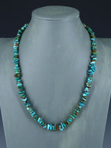 Native American Indian Jewelry Single Strand Turquoise Necklace - PuebloDirect.com