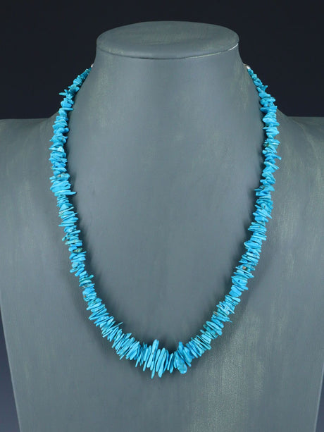 Native American Jewelry Turquoise Beaded Necklace - PuebloDirect.com