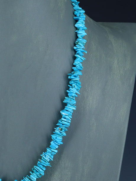 Native American Jewelry Turquoise Beaded Necklace - PuebloDirect.com