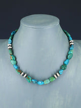 17" Native American Turquoise Necklace - PuebloDirect.com