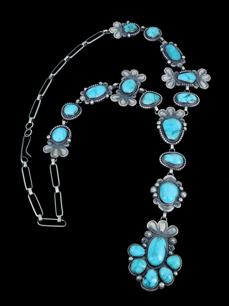 Turquoise Squash Blossom Necklace Set – Ooh La Luxe