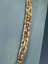 Native American Jewelry Three Strand Abalone Necklace - PuebloDirect.com