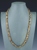 Native American Jewelry Two Strand Abalone Necklace - PuebloDirect.com