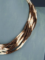 Native American Santo Domingo Ten Strand Heishi Necklace - PuebloDirect.com