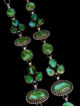 Bijoux amérindiens Collier lariat turquoise en argent sterling Sonora Gold