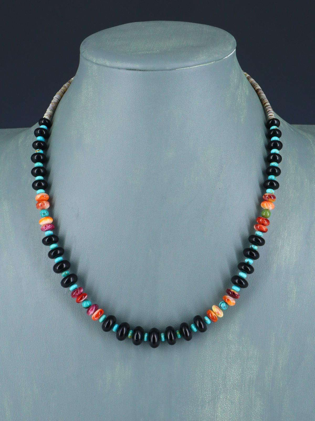 Native American Jewelry Multi Stone Necklace - PuebloDirect.com