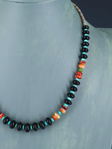 Native American Jewelry Multi Stone Necklace - PuebloDirect.com
