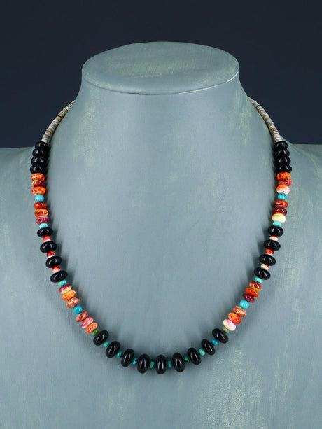 Native American Jewelry Multi Stone Necklace - PuebloDirect.com