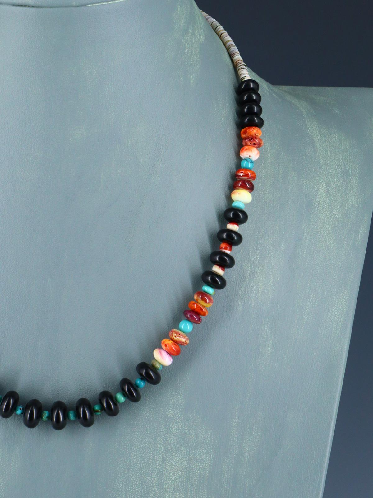 Native American Jewelry Multi Stone Necklace - PuebloDirect.com