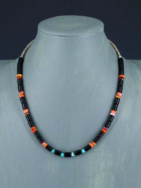 Native American Jewelry Multi Stone Necklace - PuebloDirect.com